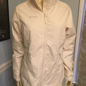 Columbia brand jacket in white